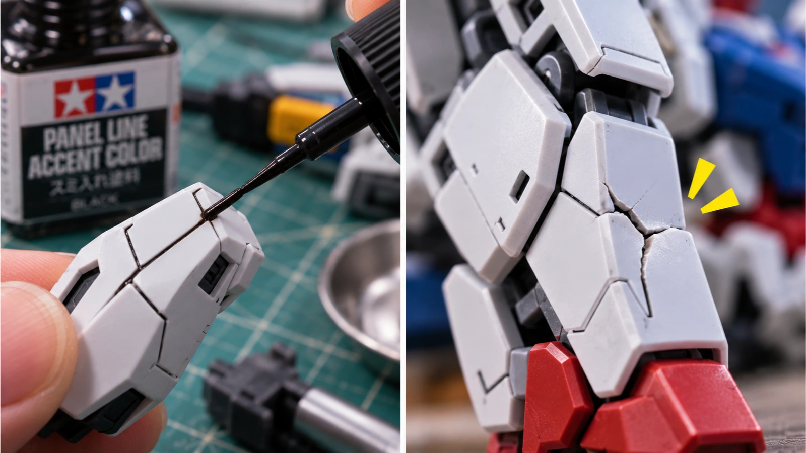 Why Does Gunpla Plastic Crack After Panel Lining? How to Prevent It