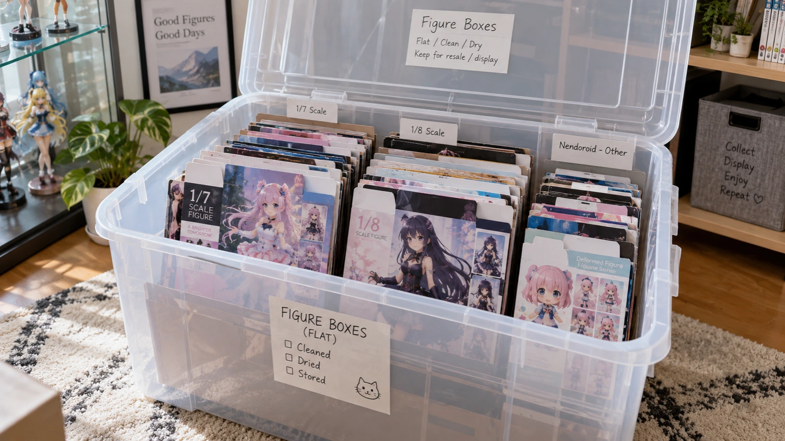 Figure Boxes Taking Over the Room? 2 Ways to Store Them When You Run Out of Space